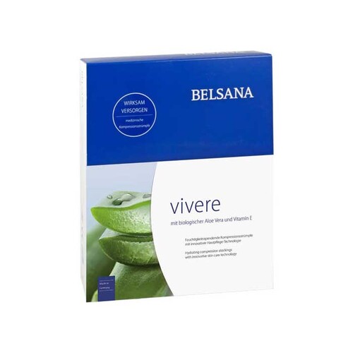 Belsana Vivere K2 AG lang 1 we. + Noppenhaftband honig oS - 1