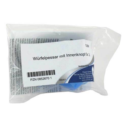 Arabin W&uuml;rfel Pessar mit Innenknopf Gr&ouml;&szlig;e 2 - 1