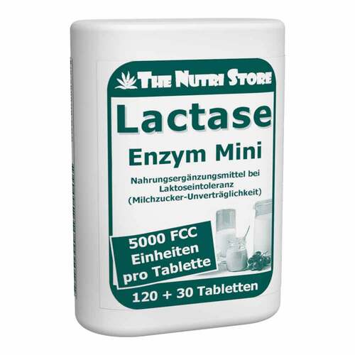 Lactase 5000 FCC Enzym Mini Tabletten im Dosierspender - 1