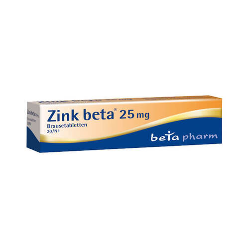 Zink Beta 25 Brausetabletten - 1