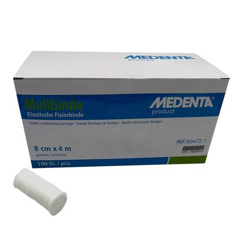 Mullbinden elastisch 4mx8cm - 1