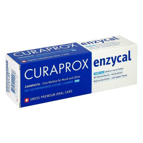 Curaprox enzycal 950 Fluorid extra milde Zahnpasta - 1