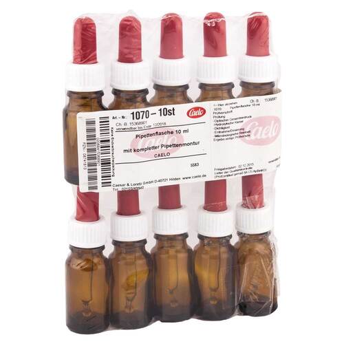 Pipettenflasche 10 ml mit kompl.Pipettenmontur - 1