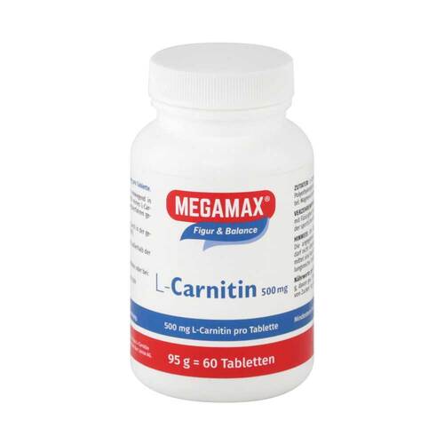 Megamax L Carnitin 500 mg Tabletten - 1