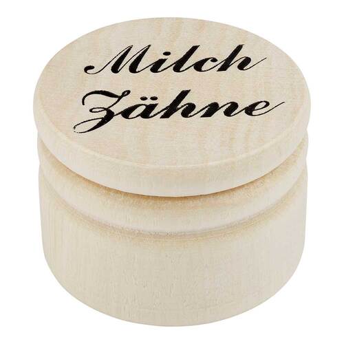 Milchzahndose Holz 2,5 cm - 1