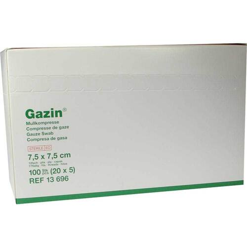 Gazin Kompressen 7,5x7,5cm 1 - 1