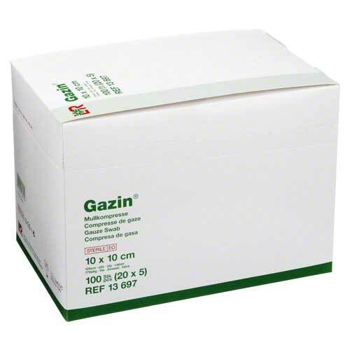 Gazin Kompressen 10x10cm 12f - 1