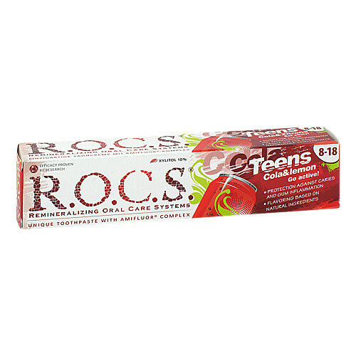 Rocs Teens Cola + Zitrone Zahnpasta - 1