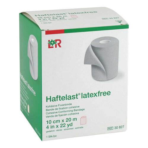 Haftelast Fixierbinde koh&auml;s.latexfrei 10 cm x 20 m creme - 1