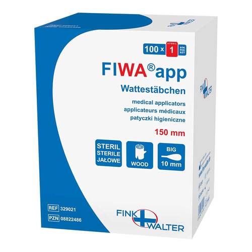 Wattest&auml;bchen gro&szlig;er Kopf steril - 1