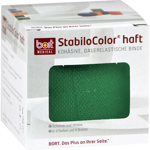 Bort Stabilocolor haft Binde 8cm gr&uuml;n - 1