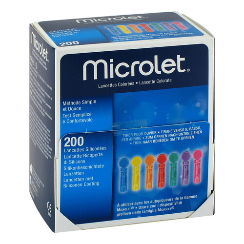 Lanzetten Microlet farbig - 1
