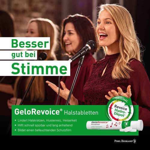 GeloRevoice Halstabletten Cassis-Menthol bei Heiserkeit &amp; Stimmverlust - 2