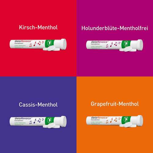 GeloRevoice Halstabletten Cassis-Menthol bei Heiserkeit &amp; Stimmverlust - 4