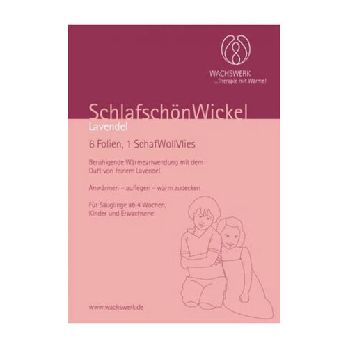 Schlafsch&ouml;n Wickel Lavendel Wachswerk - 1
