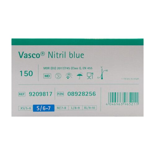 Vasco Nitril blue Untersuchungshandschuhe Gr&ouml;&szlig;e S - 4