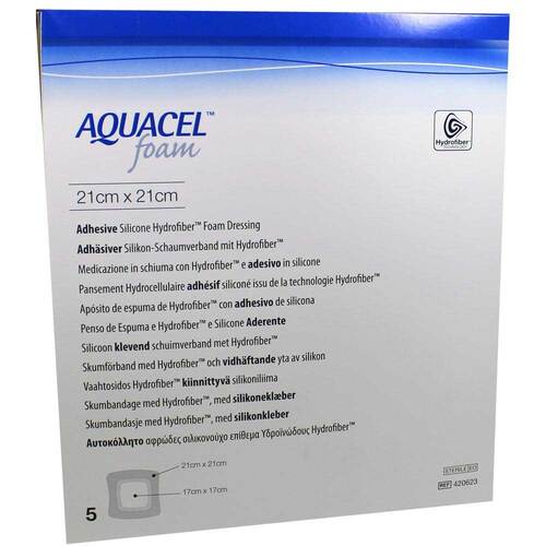Aquacel Foam adh&auml;siv 21x21 cm Verband - 1
