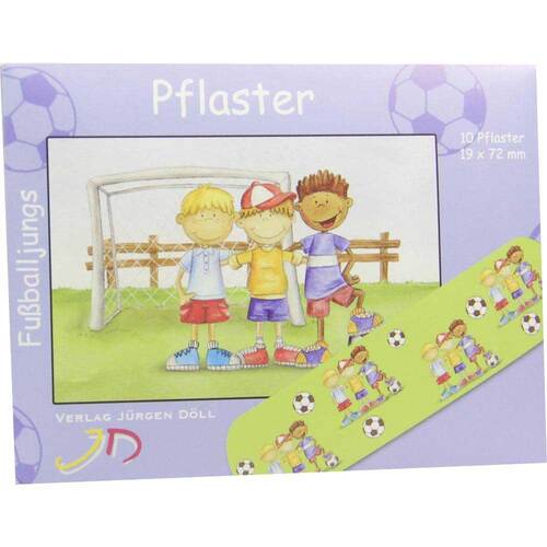 Kinderpflaster Fu&szlig;balljungs Briefchen - 1