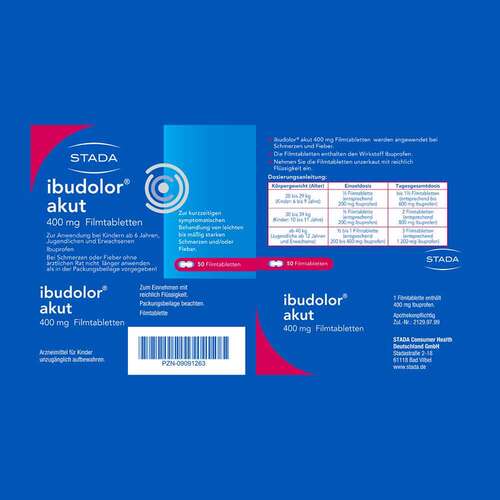 ibudolor akut 400mg Ibuprofen Filmtabletten - 6