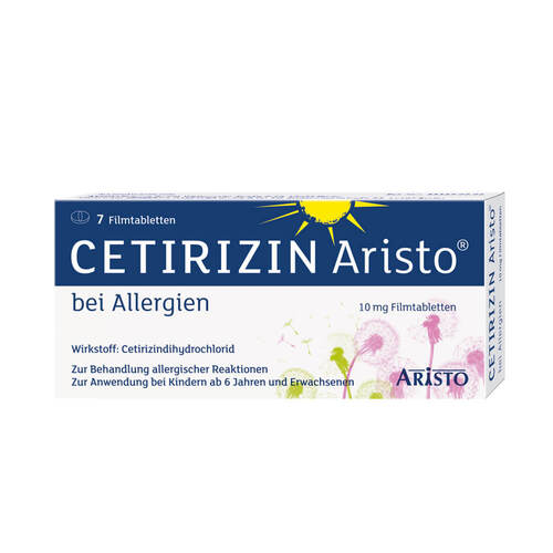 Cetirizin Aristo bei Allergien 10 mg Filmtabletten - 1