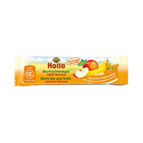 Holle Bio Fr&uuml;chte Riegel Apfel Banane - 1