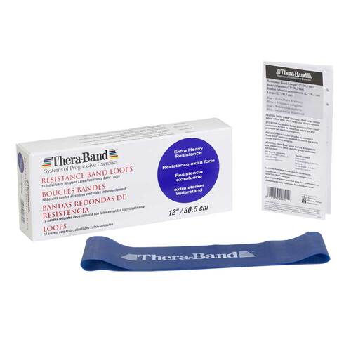Thera Band Loop 20,5cm blau extra stark - 1