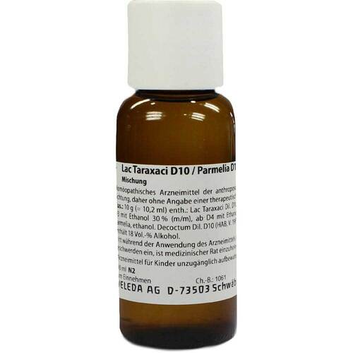 Lac Taraxaci D10 / Parmelia D10 aa Dilution - 1