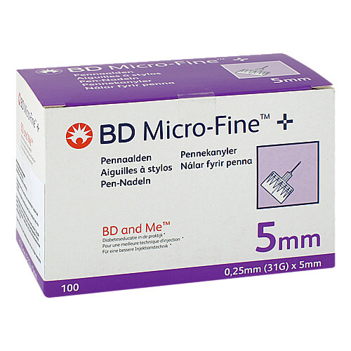 BD Micro-Fine + 5 mm Nadeln 0,25x5 mm - 1