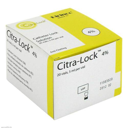 Citra Lock 4% Katheter Blockl&ouml;sung Ampullen - 1