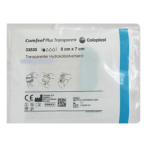Comfeel plus transparenter Wundverband 5x7 cm 3530 - 1