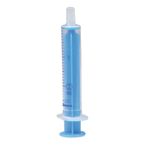 Spritzen Einmal steril blauer Kolben 2 ml - 2