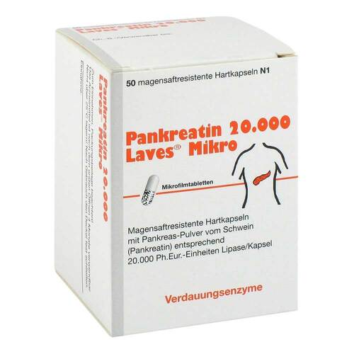 Pankreatin 20000 Laves Mikro magensaftresistent Kapseln - 1