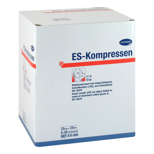 ES-Kompressen steril 7,5x7,5 cm - 1