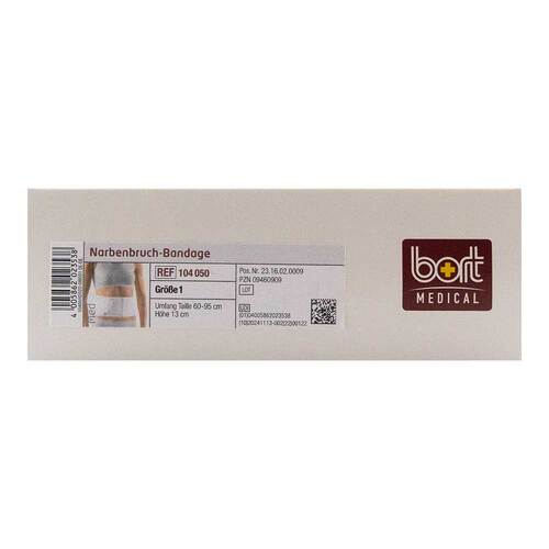 Bort Narbenbruch-Bandage 13 cm Gr&ouml;&szlig;e 1 - 2