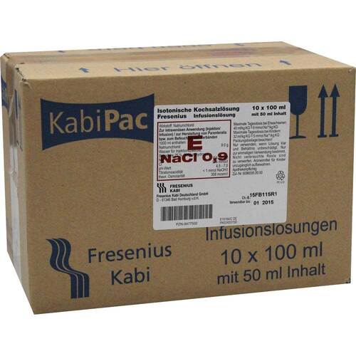Isotonische Kochsalzl&ouml;sung 100ml halbgef&uuml;llt - 1
