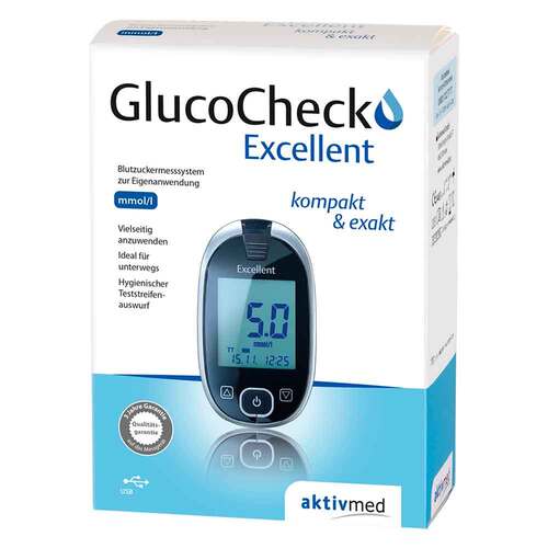 Gluco Check Excellent Blutzuckermess Set mmol / l - 1