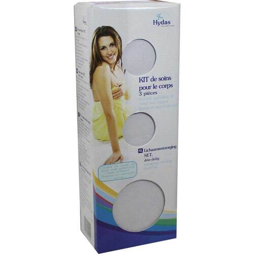 Eincremehilfe-Set 3-teilig Schwamm-Sisal-Bimstein - 1