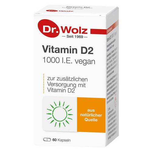 Vitamin D2 1000 I.E. vegan Kapseln - 1