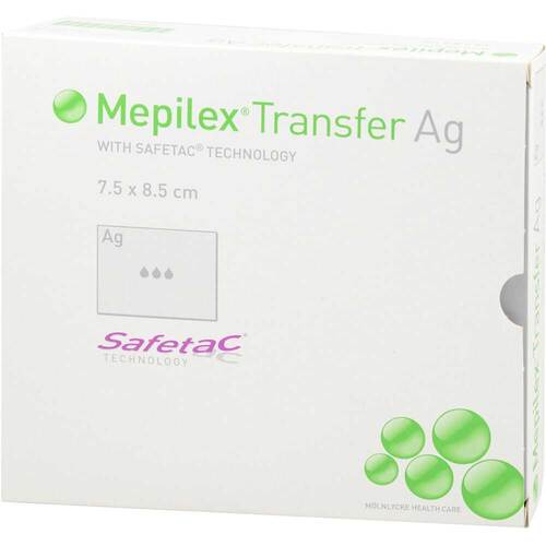 Mepilex Transfer Ag Schaumverband 7,5x8,5cm - 1