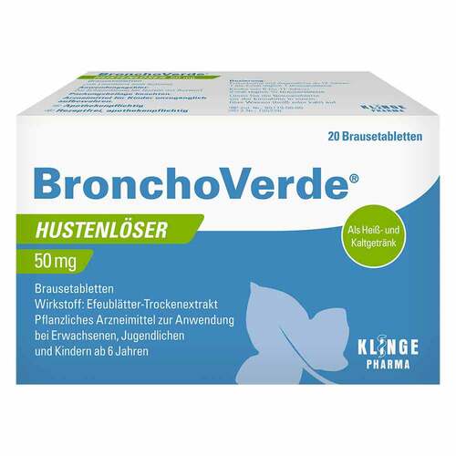 BronchoVerde® Hustenl&ouml;ser 50 mg Brausetabletten - 1