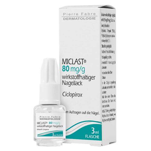 Miclast 80 mg / g wirkstoffhaltiger Nagellack - 1