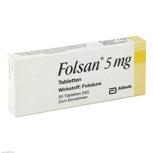 Folsan 5 mg Tabletten - 1