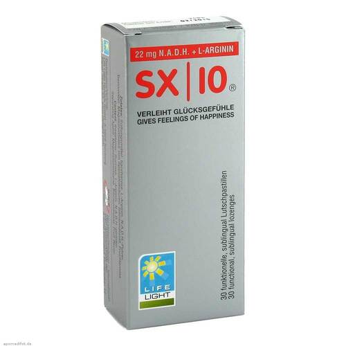 SX10 22 mg N.A.D.H. + L-Arginin Lutschtabletten - 1