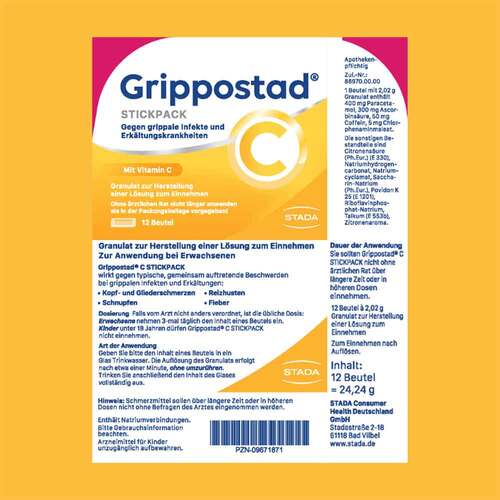 Grippostad C Stickpack bei Erk&auml;ltung - 9