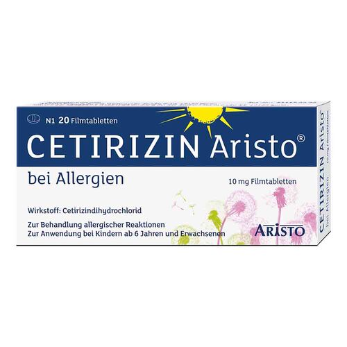 Cetirizin Aristo bei Allergien 10 mg Filmtabletten - 1