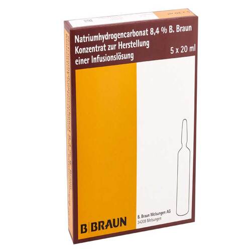 Natriumhydrogencarbonat B.Braun 8,4% Glas - 1