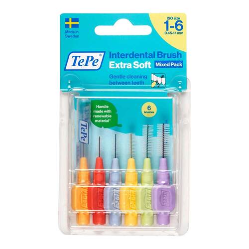 Tepe Interdentalb&uuml;rste x-weich gemischt - 1