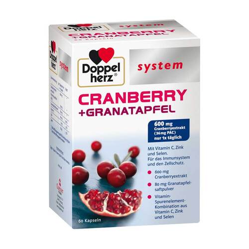 Doppelherz system Cranberry+Granatapfel Kapseln - 1