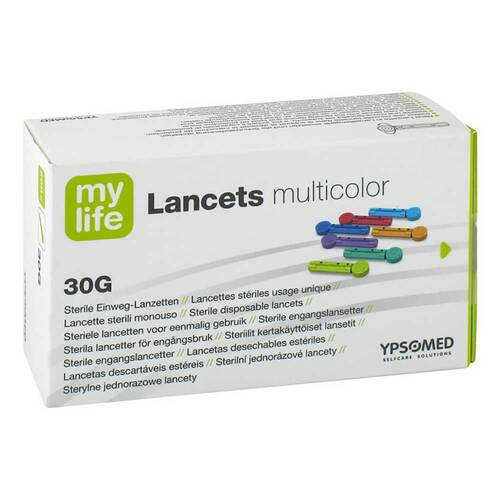 Lancets multicolor 30G Einweglanzetten mylife - 1