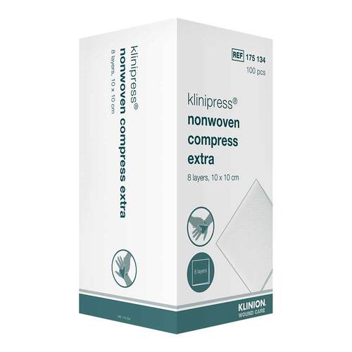 Klinion Vlieskompresse 10x10cm 8lagig unsteril - 1